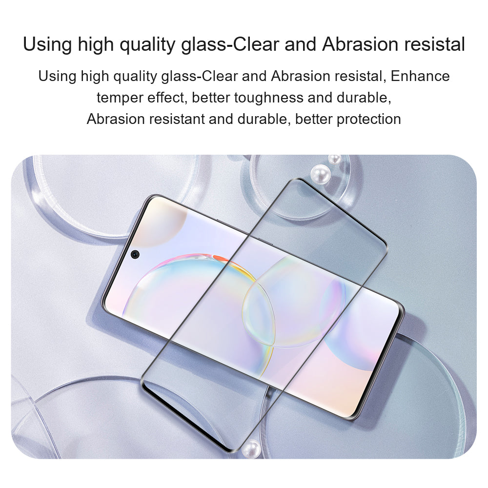 AMORUS For Honor 90 Screen Protector 3D Curved HD Clear Tempered Glass Film AMORUS For Honor 90 Screen Protector 3D Curved HD Clear Tempered Glass Film